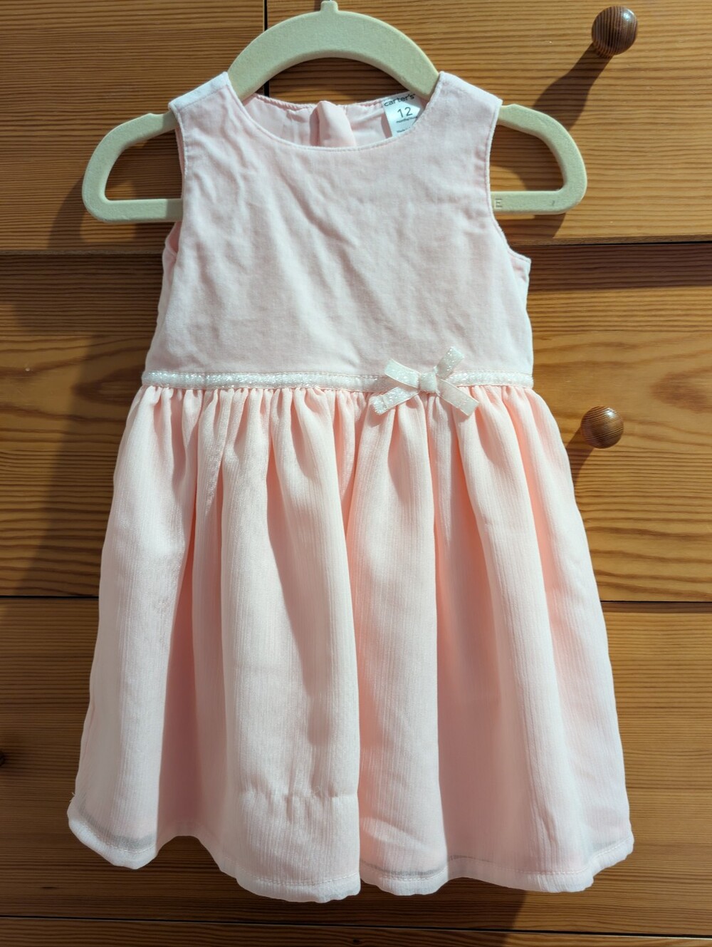 Carter's Pink Sleeveless Dress 12m